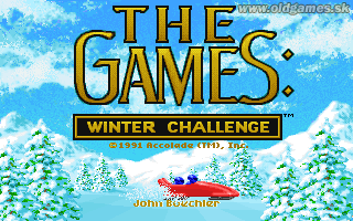 Games, The: Winter Challenge cover art for DOS