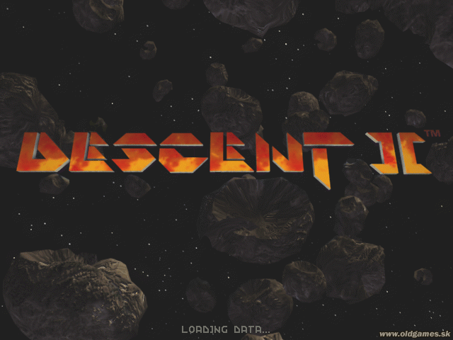 Descent 2 cover art for DOS