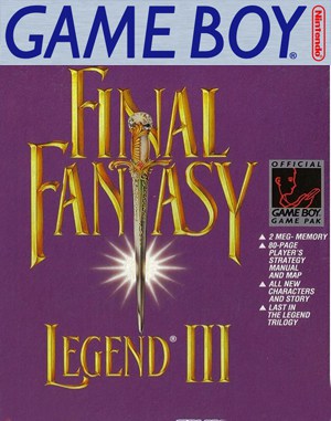 Final Fantasy Legend III cover art for Game Boy