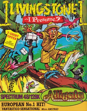 Livingstone, I Presume? cover art for DOS