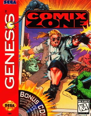 Comix Zone cover art for Genesis