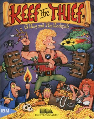 Keef the Thief: A Boy and His Lockpick cover art for DOS