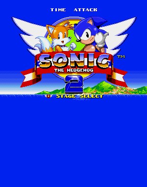Sonic 2: Time Attack cover art for Genesis