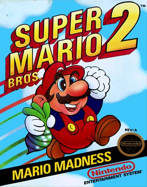 Super Mario Bros. 2 cover art for Famicom