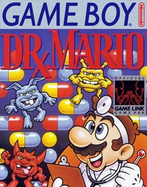 Dr. Mario cover art for Game Boy