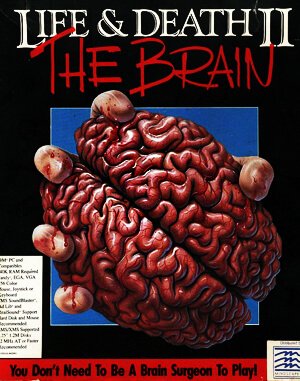 Life & Death 2 – The Brain cover art for DOS