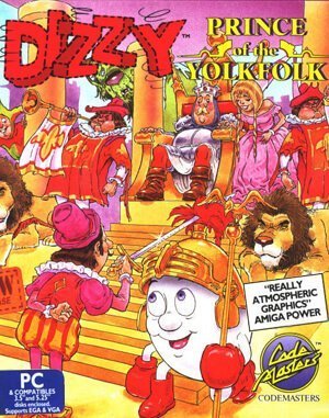 Dizzy: Prince Of The Yolkfolk cover art for DOS