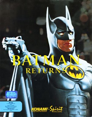 Batman Returns cover art for DOS