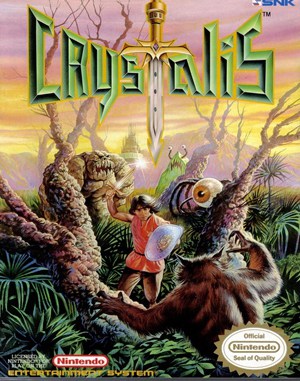 Crystalis cover art for Famicom