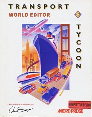 Transport Tycoon World Editor cover art for DOS