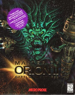 Master of Orion II: Battle at Antares cover art for DOS