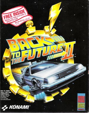 Back to the Future Part II cover art for DOS