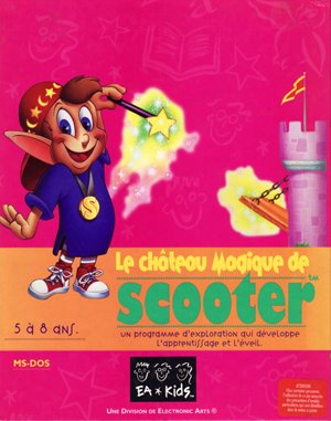 Scooter’s Magic Castle cover art for DOS