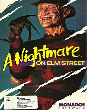 A Nightmare on Elm Street cover art for DOS