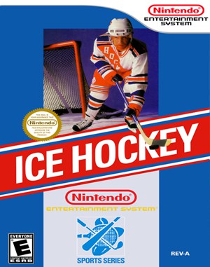 Ice Hockey cover art for Famicom
