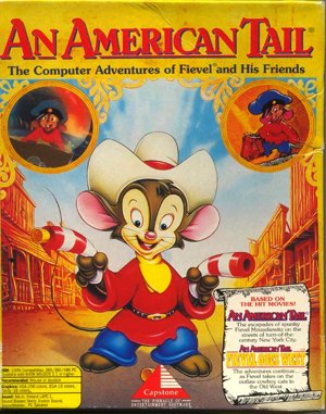 An American Tail: The Computer Adventures of Fievel and His Friends cover art for DOS