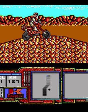 African Trail Simulator cover art for DOS