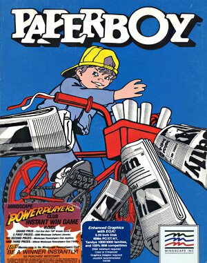 Paperboy cover art for DOS