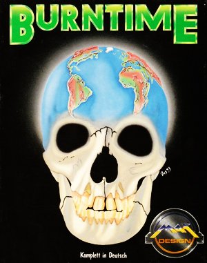 Burntime cover art for DOS