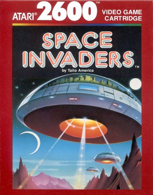 Space Invaders cover art for Atari 2600