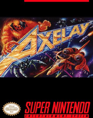 Axelay cover art for Super Famicom