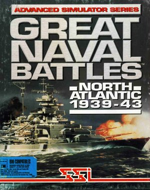 Great Naval Battles: North Atlantic 1939-43 cover art for DOS