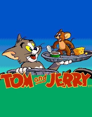 Tom & Jerry cover art for DOS