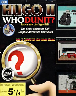 Hugo II: Whodunit? cover art for DOS