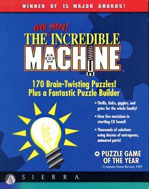 The Even More! Incredible Machine cover art for DOS