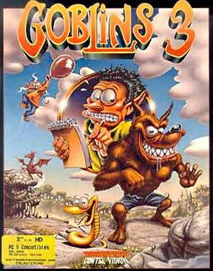 Goblins 3 cover art for DOS