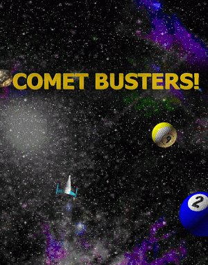 Comet Busters! cover art for DOS