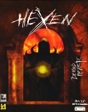 Hexen: Beyond Heretic cover art for DOS
