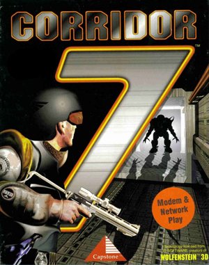 Corridor 7: Alien Invasion cover art for DOS