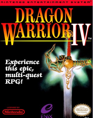 Dragon Warrior IV cover art for Famicom