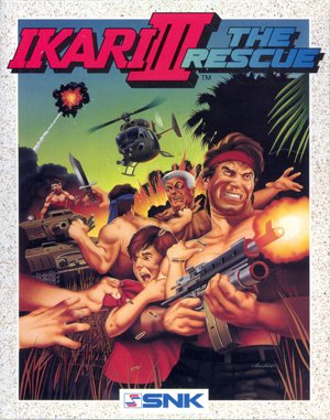 Ikari III: The Rescue cover art for DOS