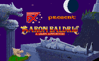 Baron Baldric: A Grave Adventure cover art for DOS