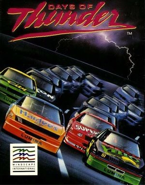 Days of Thunder cover art for DOS