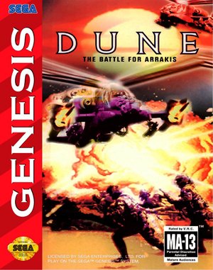 Dune: The Battle for Arrakis cover art for Genesis
