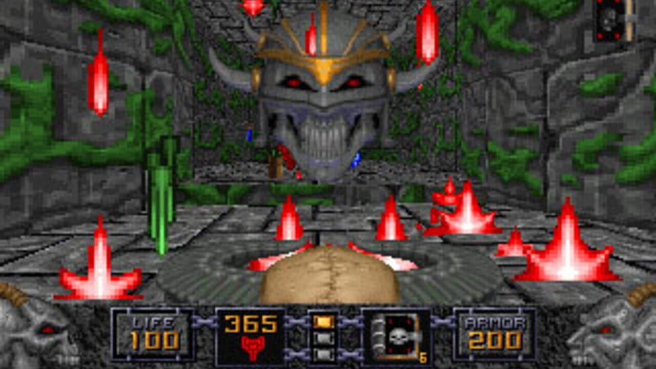Heretic: Shadow of the Serpent Riders cover art for DOS