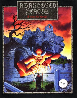 Abandoned Places: A Time for Heroes cover art for DOS
