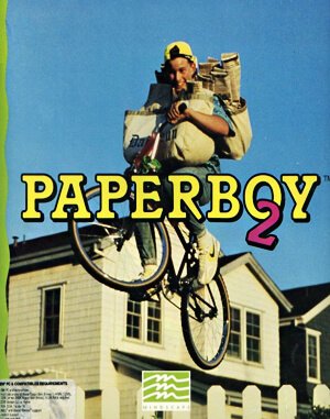 Paperboy 2 cover art for DOS