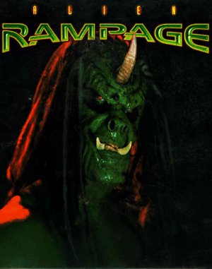 Alien Rampage cover art for DOS