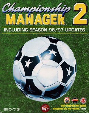 Championship Manager 2 cover art for DOS