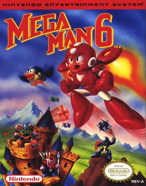 Mega Man 6 cover art for Famicom