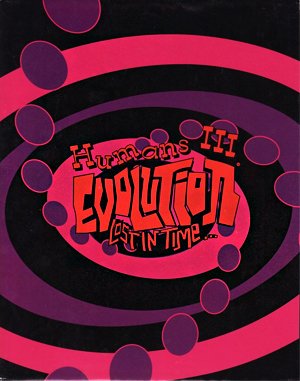 The Humans 3: Evolution Lost in Time cover art for DOS