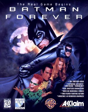 Batman Forever cover art for DOS
