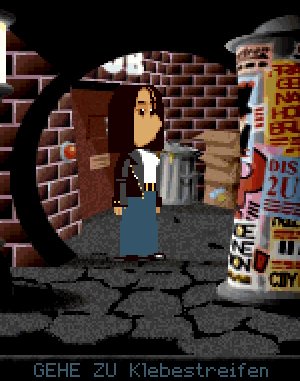 Courage! cover art for DOS