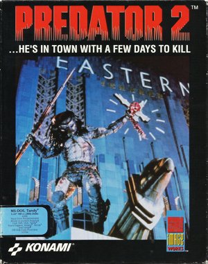 Predator 2 cover art for DOS
