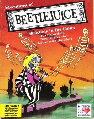 Adventures of Beetlejuice: Skeletons in the Closet cover art for DOS
