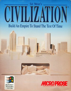 Sid Meier’s Civilization (Win 3.x) cover art for DOS